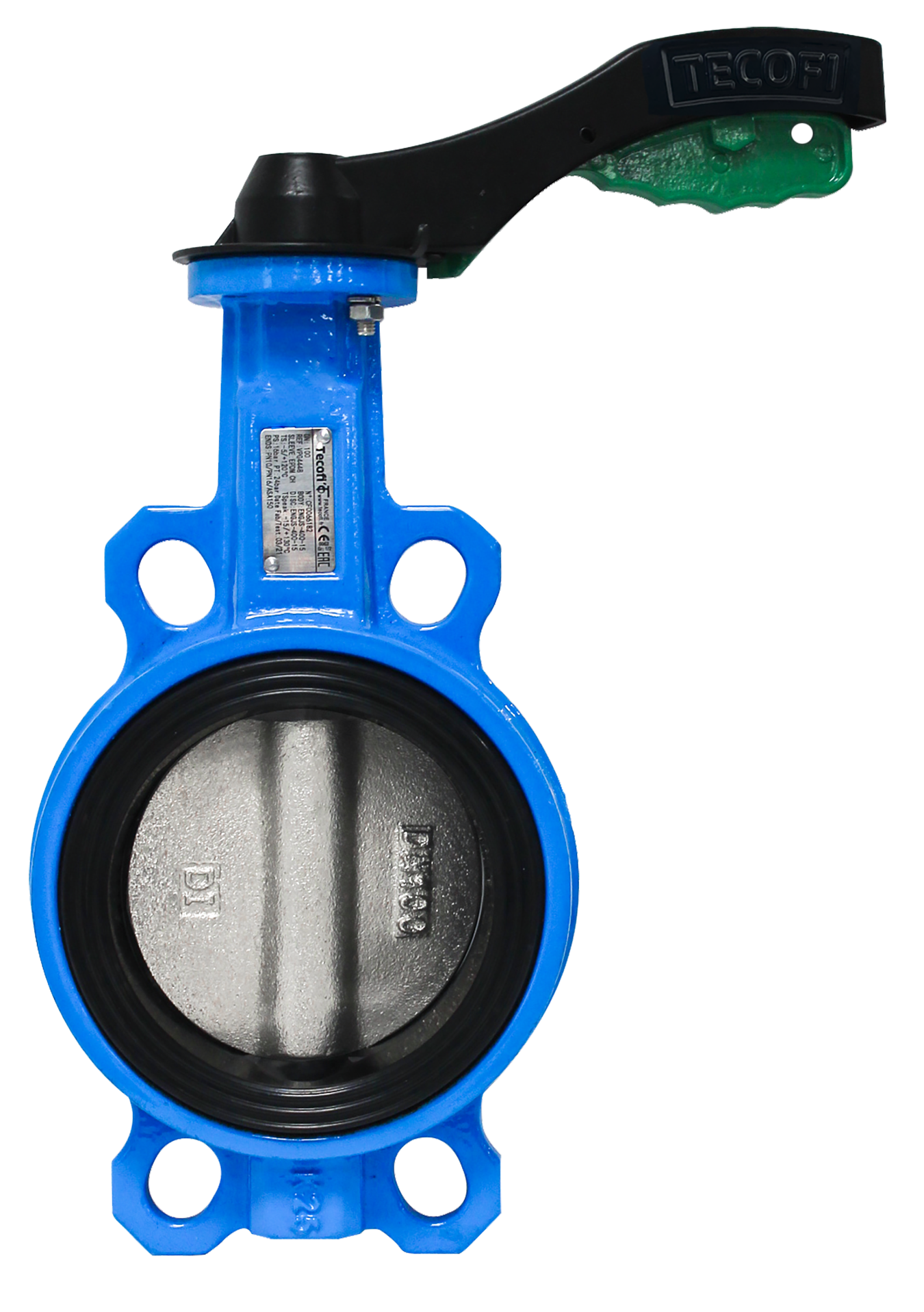 Przepustnica międzykołnierzowa Tecofi VPG Genius 4459 – Stal nierdzewna 316 / Heat EPDM / PN25