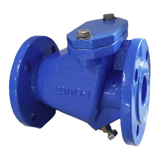 Kołnierzowy zawór zwrotny klapowy Tecofi CBI 4248-NI z żeliwa sferoidalnego – Polvalve.