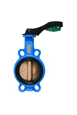 Przepustnica międzykołnierzowa Tecofi VPG Genius 4442 – Brąz aluminiowy / Heat EPDM