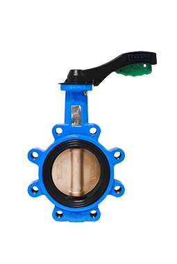 Przepustnica z uszami (Lug) Tecofi VPG Genius 4602 – Brąz aluminiowy / NBR / Heat EPDM